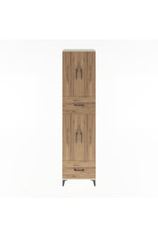 Hyperion Dolap 4 Raflı 2 Çekmeceli 4 Kapaklı 60x44x243 Aytaşı-Çam