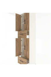 Hyperion Dolap 4 Raflı 2 Çekmeceli 4 Kapaklı 60x44x243 Aytaşı-Çam