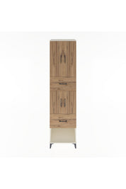 Hyperion Dolap 3 Raflı 2 Çekmeceli 4 Kapaklı 60x44x243 Aytaşı-Çam