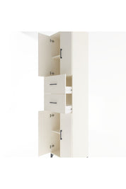 Hyperion Dolap 3 Raflı 2 Çekmeceli 4 Kapaklı 60x44x243 Aytaşı-Aytaşı