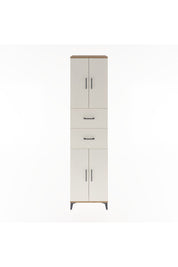 Hyperion Dolap 3 Raflı 2 Çekmeceli 4 Kapaklı 60x44x243 Çam-Aytaşı