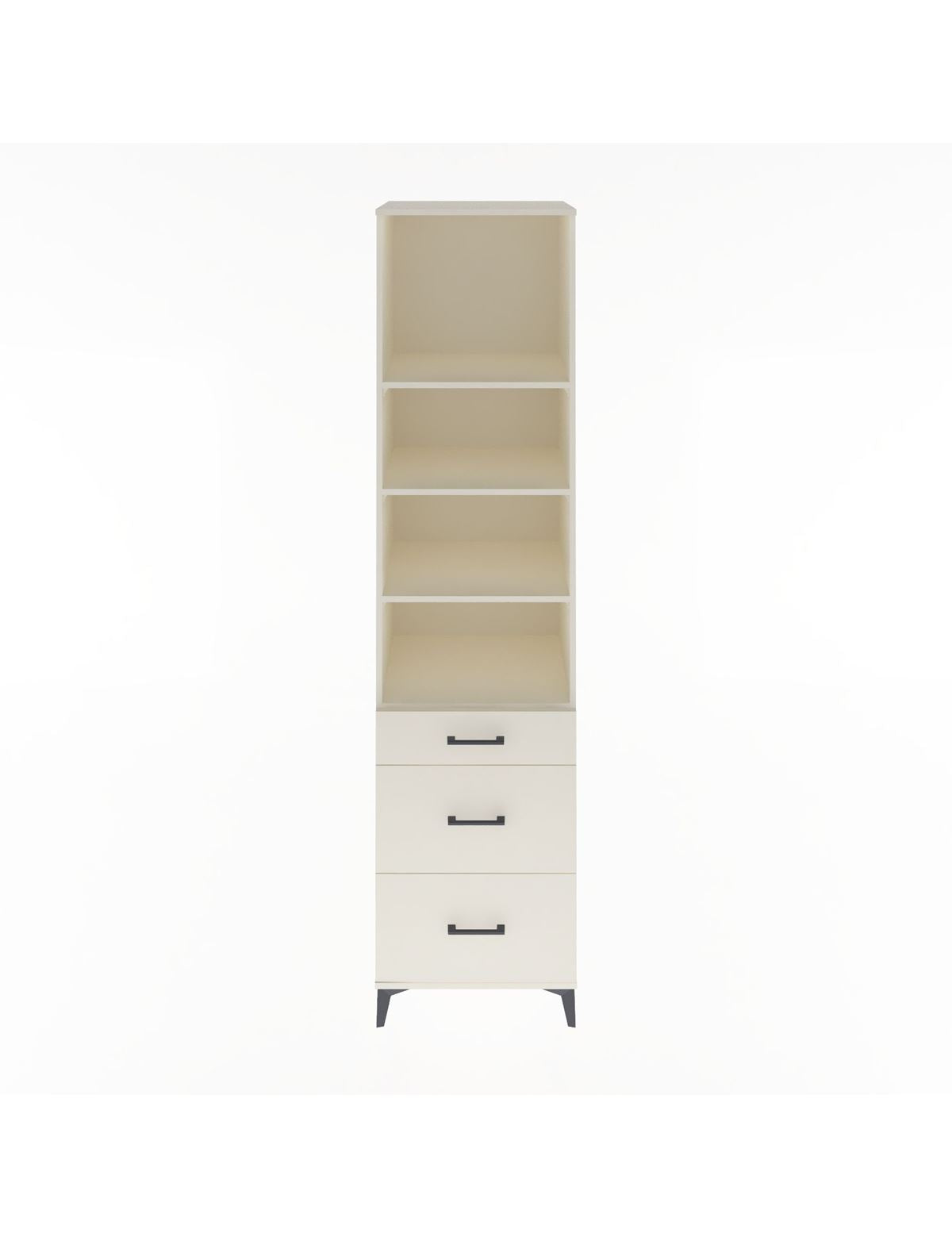 Hyperion Dolap 4 Raflı 3 Çekmeceli 60x44x243 Aytaşı-Aytaşı