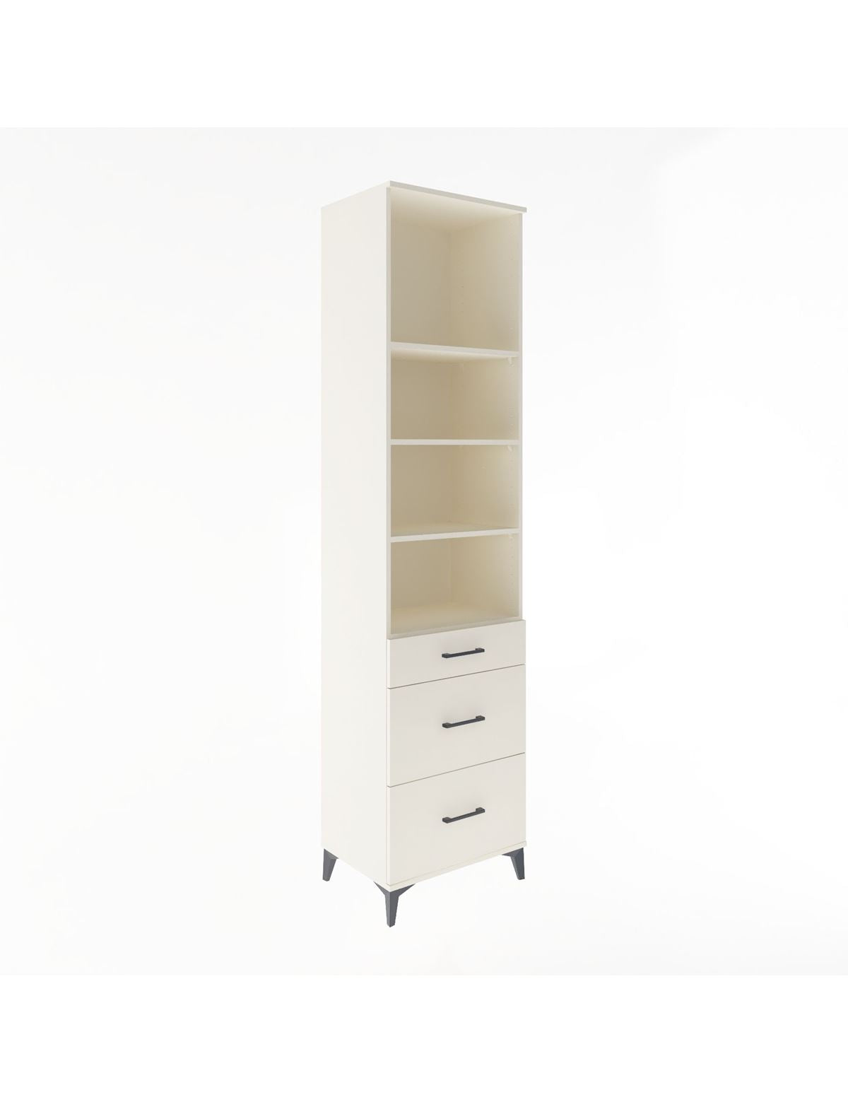 Hyperion Dolap 4 Raflı 3 Çekmeceli 60x44x243 Aytaşı-Aytaşı