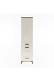 Hyperion Dolap 4 Raflı 4 Çekmeceli 2 Kapaklı 60x44x243 Çam-Aytaşı