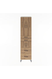 Hyperion Dolap 4 Raflı 4 Çekmeceli 4 Kapaklı 60x44x243 Aytaşı-Çam