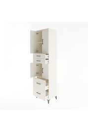 Hyperion Dolap 3 Raflı 4 Çekmeceli 4 Kapaklı 60x44x243 Aytaşı-Aytaşı