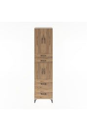 Hyperion Dolap 3 Raflı 4 Çekmeceli 4 Kapaklı 60x44x243 Aytaşı-Çam