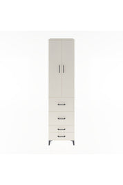 Hyperion Dolap 4 Raflı 4 Çekmeceli 2 Kapaklı 60x44x243 Aytaşı-Aytaşı