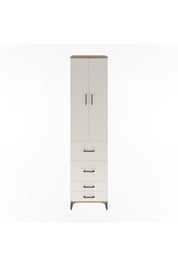 Hyperion Dolap 4 Raflı 4 Çekmeceli 2 Kapaklı 60x44x243 Çam-Aytaşı