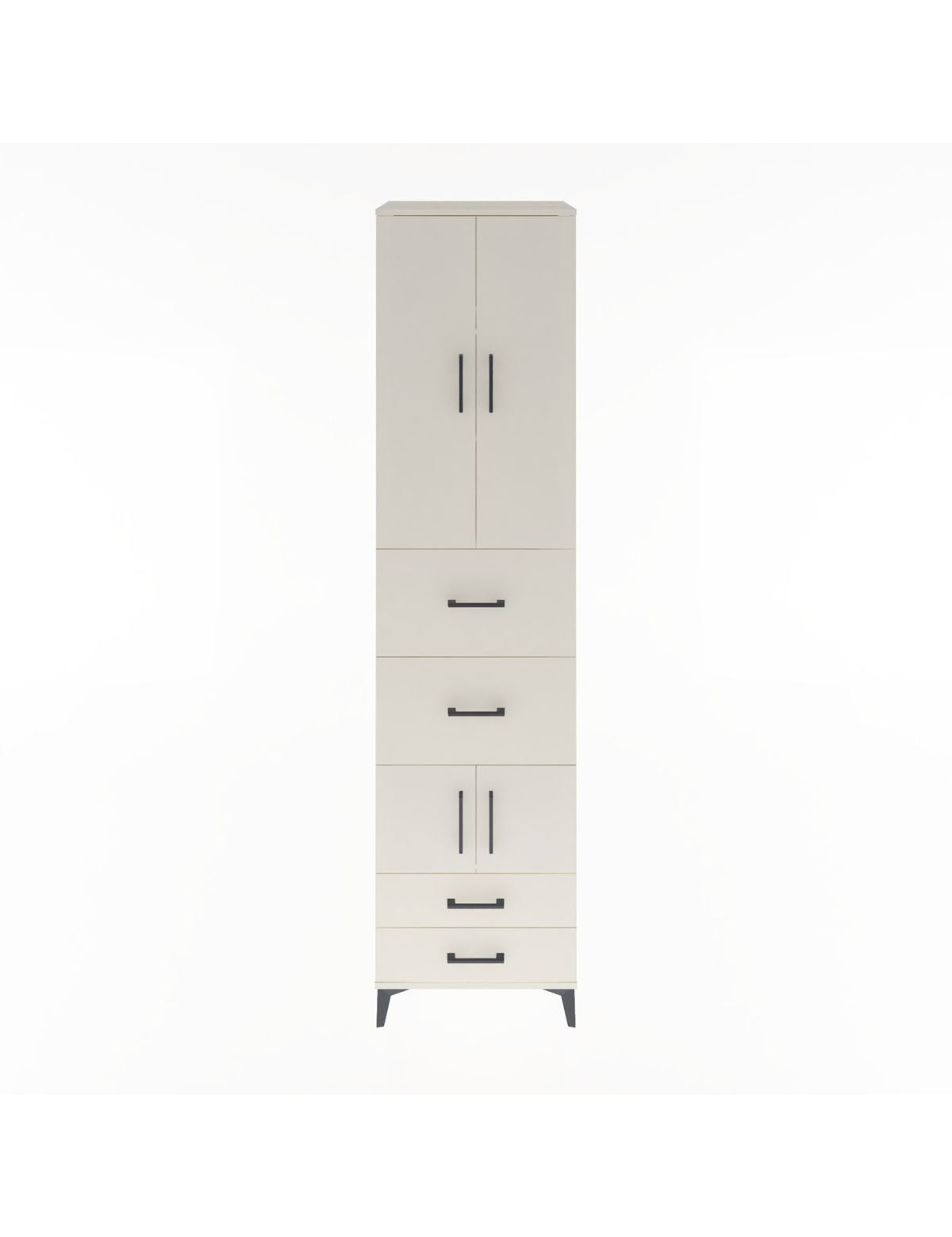 Hyperion Dolap 4 Raflı 4 Çekmeceli 4 Kapaklı 60x44x243 Aytaşı-Aytaşı