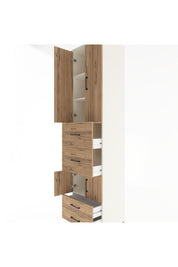 Hyperion Dolap 4 Raflı 4 Çekmeceli 4 Kapaklı 60x44x243 Aytaşı-Çam