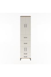 Hyperion Dolap 4 Raflı 4 Çekmeceli 4 Kapaklı 60x44x243 Çam-Aytaşı