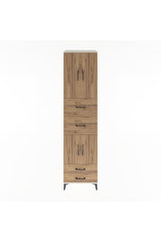 Hyperion Dolap 3 Raflı 4 Çekmeceli 4 Kapaklı 60x44x243 Aytaşı-Çam