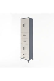 Hyperion Dolap 3 Raflı 4 Çekmeceli 4 Kapaklı 60x44x243 - S65M062V4B