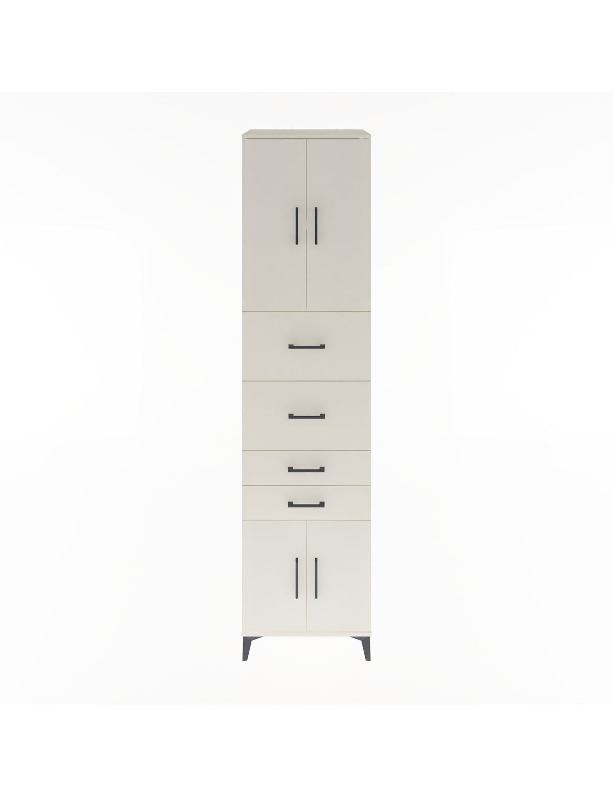 Hyperion Dolap 2 Raflı 4 Çekmeceli 4 Kapaklı 60x44x243 Aytaşı-Aytaşı