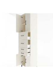Hyperion Dolap 2 Raflı 4 Çekmeceli 4 Kapaklı 60x44x243 - S65M063V1B