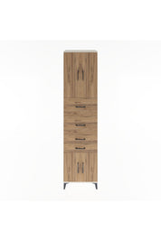 Hyperion Dolap 2 Raflı 4 Çekmeceli 4 Kapaklı 60x44x243 Aytaşı-Çam