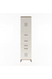 Hyperion Dolap 2 Raflı 4 Çekmeceli 4 Kapaklı 60x44x243 Çam-Aytaşı