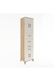 Hyperion Dolap 2 Raflı 4 Çekmeceli 4 Kapaklı 60x44x243 - S65M063V7B