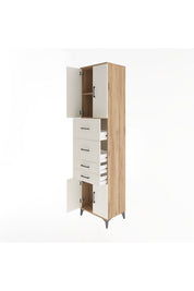 Hyperion Dolap 2 Raflı 4 Çekmeceli 4 Kapaklı 60x44x243 - S65M063V7B