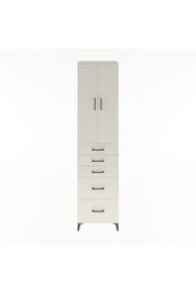 Hyperion Dolap 3 Raflı 5 Çekmeceli 2 Kapaklı 60x44x243 Aytaşı-Aytaşı