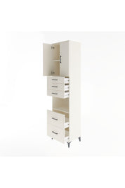 Hyperion Dolap 3 Raflı 5 Çekmeceli 2 Kapaklı 60x44x243 Aytaşı-Aytaşı