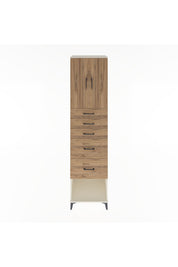 Hyperion Dolap 2 Raflı 5 Çekmeceli 2 Kapaklı 60x44x243 Aytaşı-Çam
