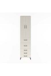 Hyperion Dolap 3 Raflı 5 Çekmeceli 2 Kapaklı 60x44x243 Aytaşı-Aytaşı