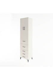 Hyperion Dolap 3 Raflı 5 Çekmeceli 2 Kapaklı 60x44x243 Aytaşı-Aytaşı