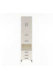 Hyperion Dolap 3 Raflı 5 Çekmeceli 2 Kapaklı 60x44x243 Aytaşı-Aytaşı