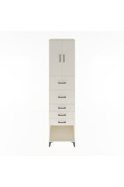 Hyperion Dolap 2 Raflı 5 Çekmeceli 2 Kapaklı 60x44x243 Aytaşı-Aytaşı