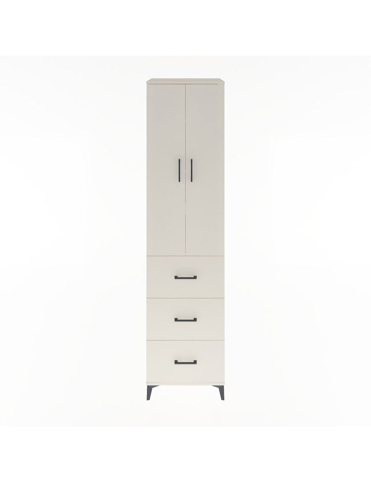 Hyperion Dolap 4 Raflı 3 Çekmeceli 2 Kapaklı 60x44x243 Aytaşı-Aytaşı