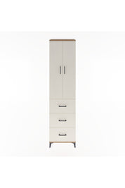 Hyperion Dolap 4 Raflı 3 Çekmeceli 2 Kapaklı 60x44x243 Çam-Aytaşı