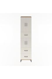 Hyperion Dolap 3 Raflı 3 Çekmeceli 4 Kapaklı 60x44x243 Çam-Aytaşı