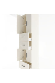 Hyperion Dolap 3 Raflı 3 Çekmeceli 4 Kapaklı 60x44x243 Aytaşı-Aytaşı