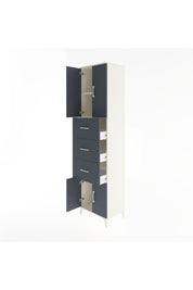 Hyperion Dolap 2 Raflı 3 Çekmeceli 4 Kapaklı 60x44x243 - S65M073V2B