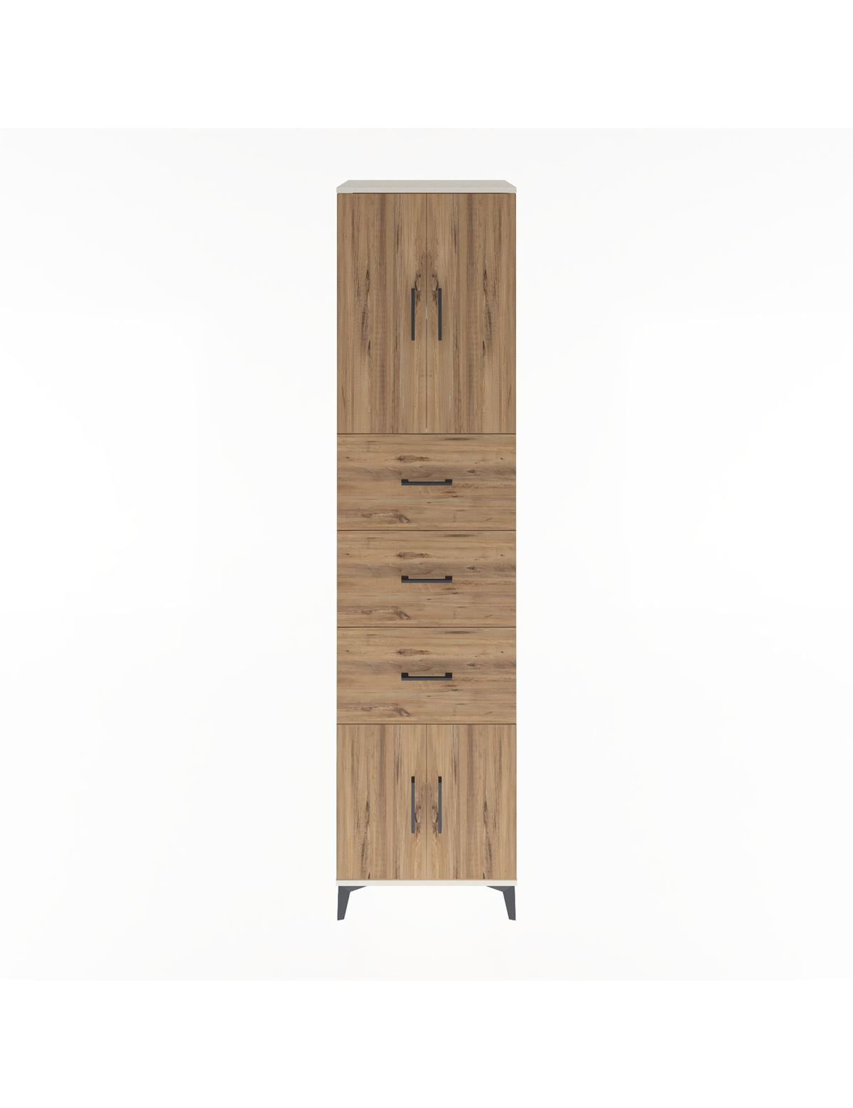 Hyperion Dolap 2 Raflı 3 Çekmeceli 4 Kapaklı 60x44x243 Aytaşı-Çam