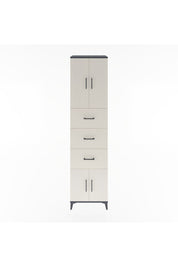 Hyperion Dolap 2 Raflı 3 Çekmeceli 4 Kapaklı 60x44x243 Antrasit-Aytaşı