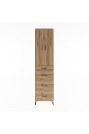 Hyperion Dolap 3 Raflı 4 Çekmeceli 2 Kapaklı 60x44x243 Aytaşı-Çam