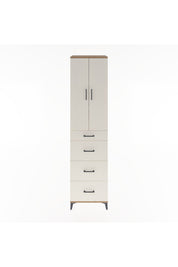 Hyperion Dolap 3 Raflı 4 Çekmeceli 2 Kapaklı 60x44x243 Çam-Aytaşı