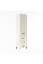 Hyperion Dolap 3 Raflı 4 Çekmeceli 2 Kapaklı 60x44x243 Aytaşı-Aytaşı