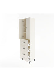 Hyperion Dolap 3 Raflı 4 Çekmeceli 2 Kapaklı 60x44x243 Aytaşı-Aytaşı