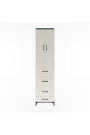 Hyperion Dolap 3 Raflı 4 Çekmeceli 2 Kapaklı 60x44x243 - S65M075V4B