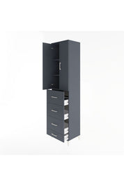 Hyperion Dolap 3 Raflı 4 Çekmeceli 2 Kapaklı 60x44x243 - S65M075V5B