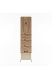 Hyperion Dolap 2 Raflı 4 Çekmeceli 2 Kapaklı 60x44x243 Aytaşı-Çam