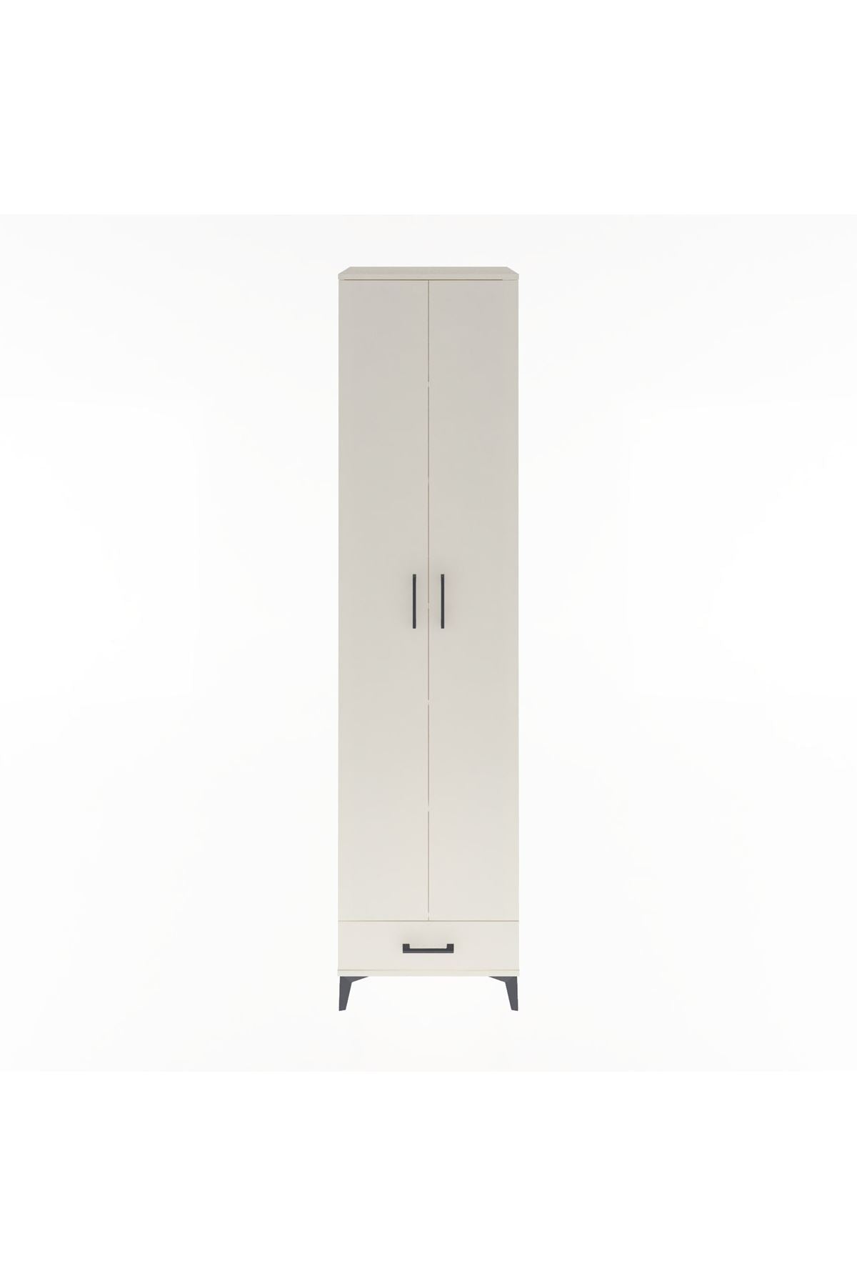 Hyperion Dolap 6 Raflı Tek Çekmeceli 2 Kapaklı 60x44x243 - S65M077V1B