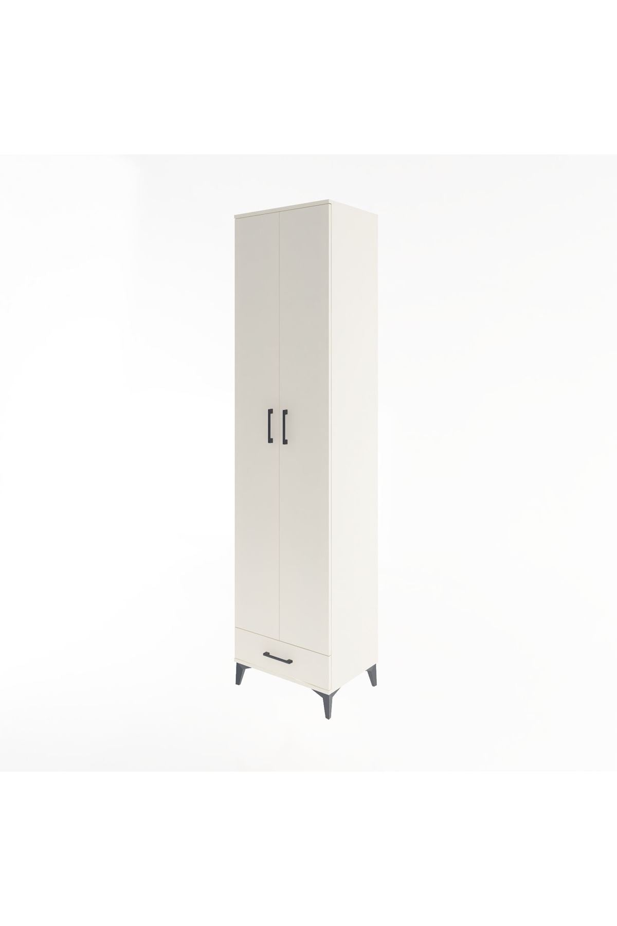 Hyperion Dolap 6 Raflı Tek Çekmeceli 2 Kapaklı 60x44x243 - S65M077V1B