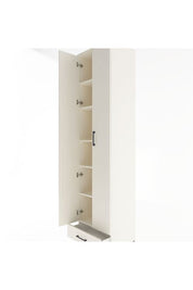 Hyperion Dolap 6 Raflı Tek Çekmeceli 2 Kapaklı 60x44x243 Aytaşı-Aytaşı