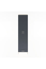 Hyperion Dolap 6 Raflı Tek Çekmeceli 2 Kapaklı 60x44x243 Aytaşı-Antrasit