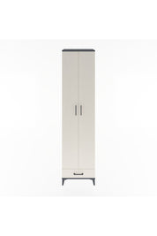 Hyperion Dolap 6 Raflı Tek Çekmeceli 2 Kapaklı 60x44x243 Antrasit-Aytaşı